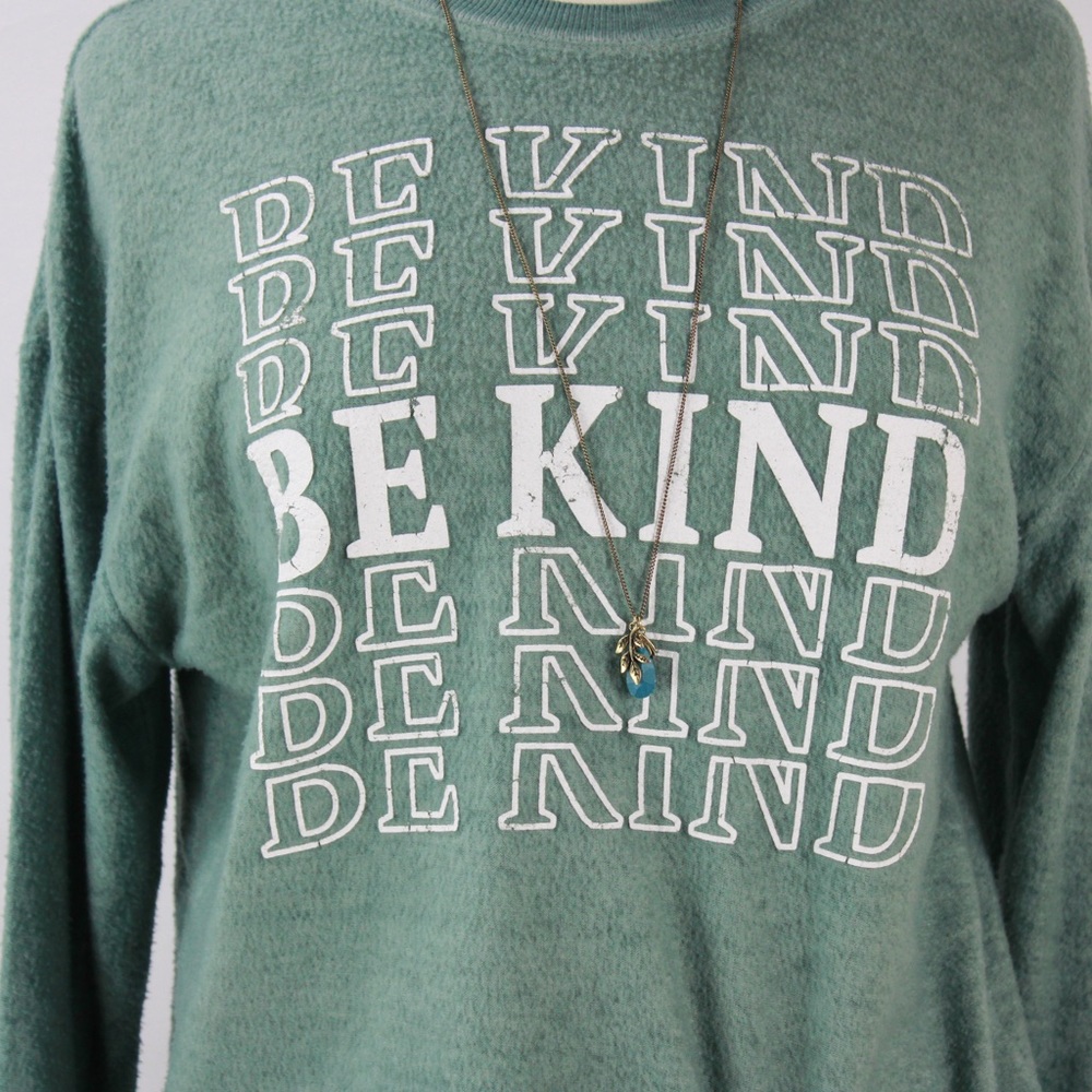 🌸🌵🌼Modern Lux | ‘Be Kind’ Sweater NWT - Picture 4 of 7